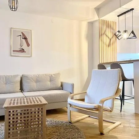 Bright Scandi Apartment Szkopje Kültér fotó
